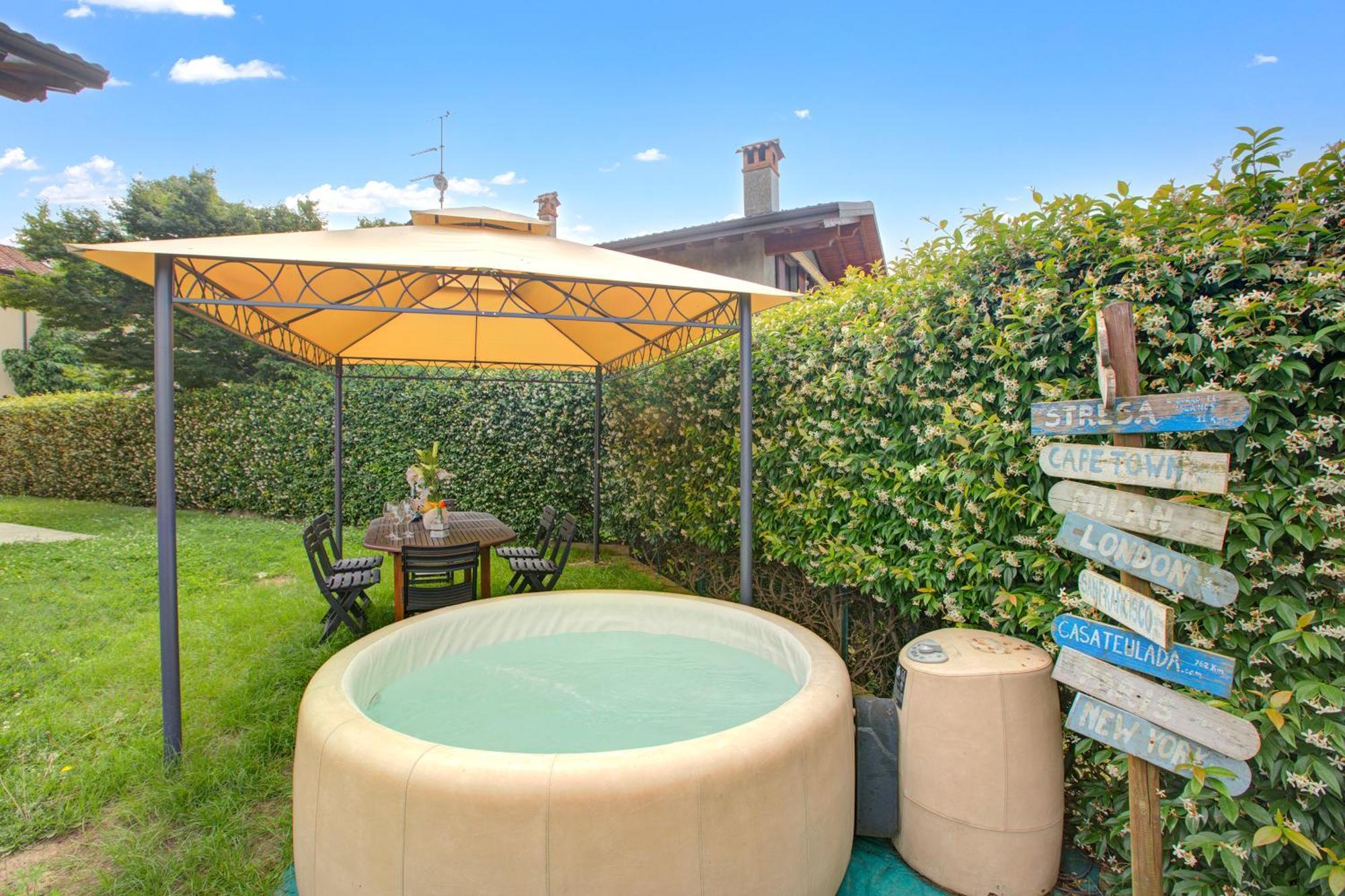La Luna Nel Lago Lake View Garden - Happy Rentals Ispra Exterior foto