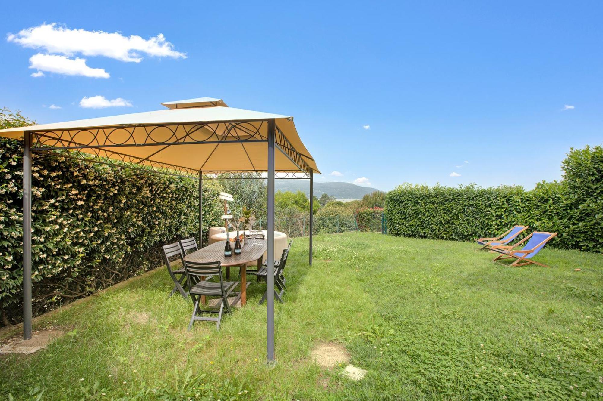 La Luna Nel Lago Lake View Garden - Happy Rentals Ispra Exterior foto